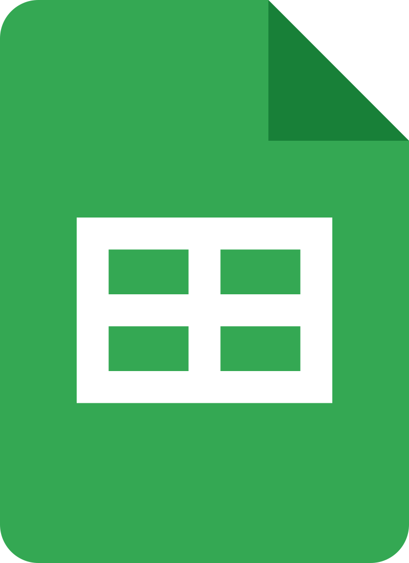Logo de Google Sheets